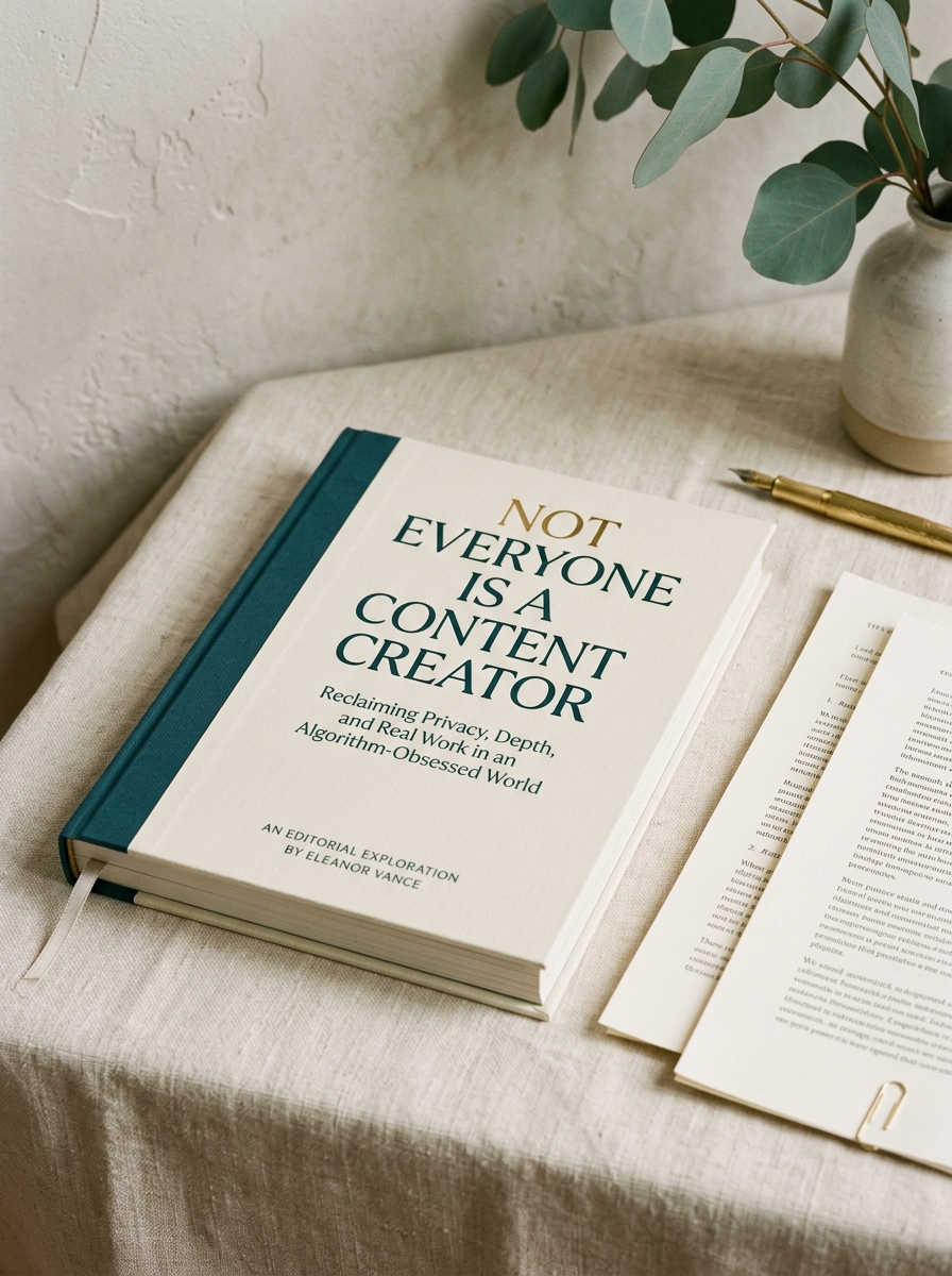 Not Everyone Is A Content Creator — Book by Winifred Liam